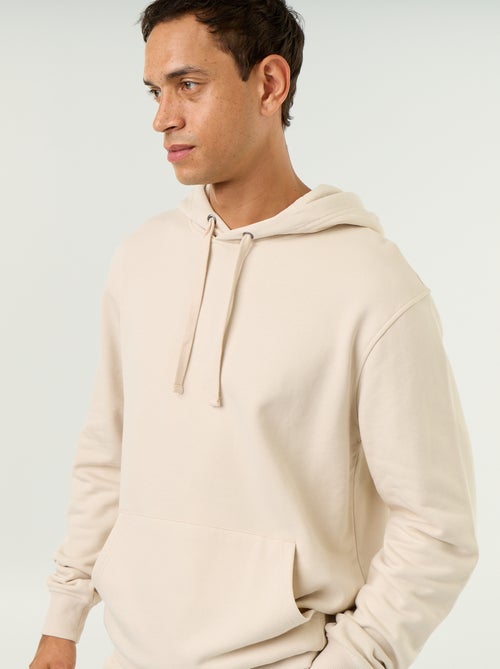 Effen sweatshirt met capuchon - Kiabi