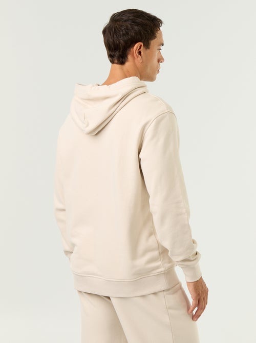 Effen sweatshirt met capuchon - Kiabi
