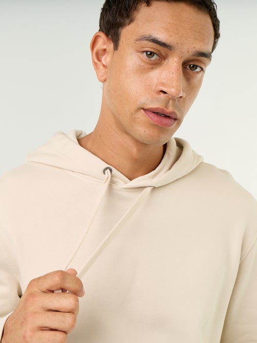 Effen sweatshirt met capuchon - Kiabi