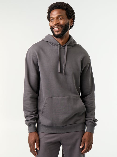 Effen sweatshirt met capuchon - Kiabi