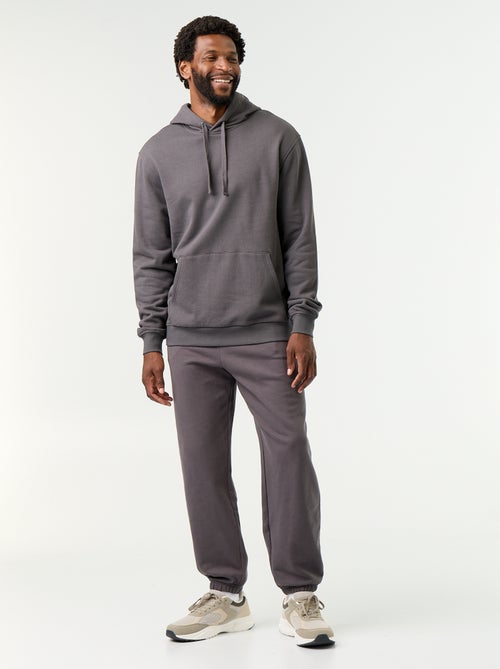 Effen sweatshirt met capuchon - Kiabi