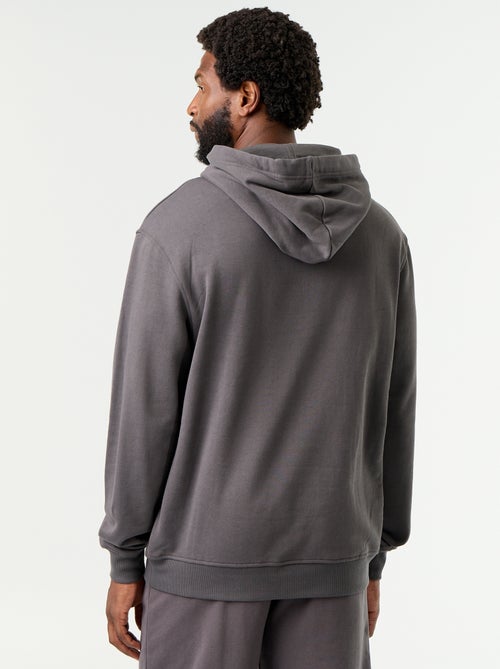 Effen sweatshirt met capuchon - Kiabi