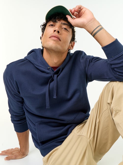 Effen sweatshirt met capuchon - Kiabi Effen sweatshirt met capuchon - Kiabi