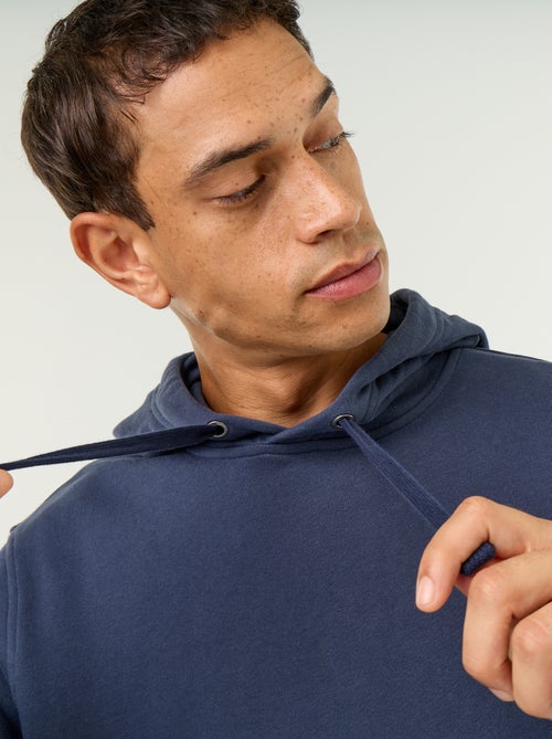 Effen sweatshirt met capuchon - Kiabi
