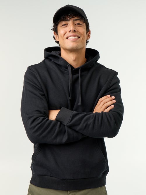 Effen sweatshirt met capuchon - Kiabi