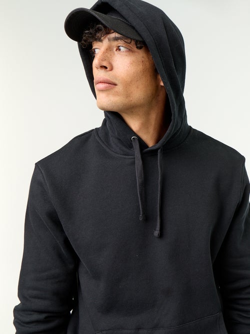 Effen sweatshirt met capuchon - Kiabi