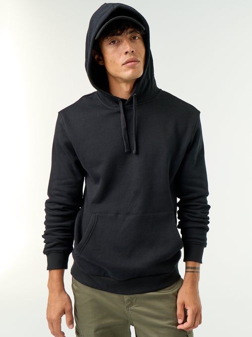 Effen sweatshirt met capuchon - Kiabi