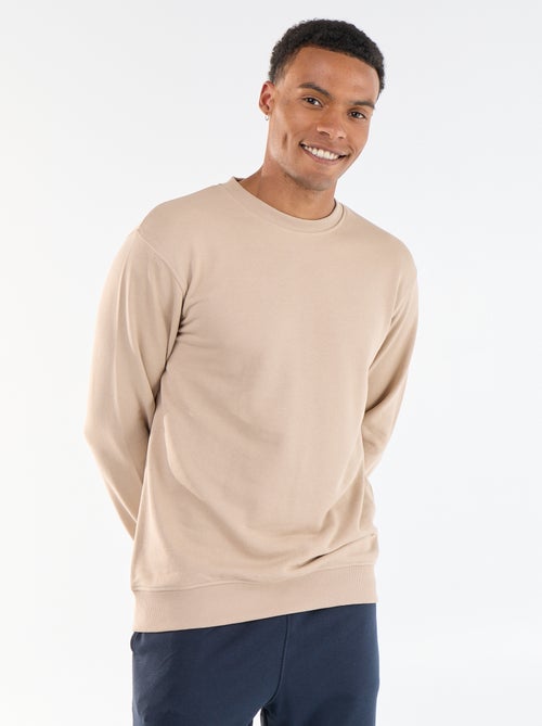 Effen sweatshirt van French Terry - Kiabi