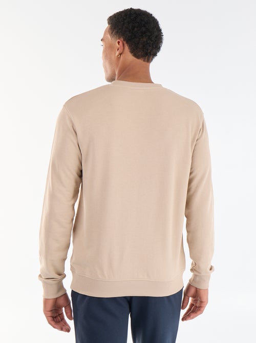 Effen sweatshirt van French Terry - Kiabi
