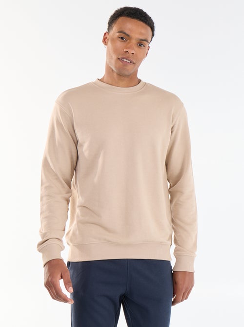 Effen sweatshirt van French Terry - Kiabi