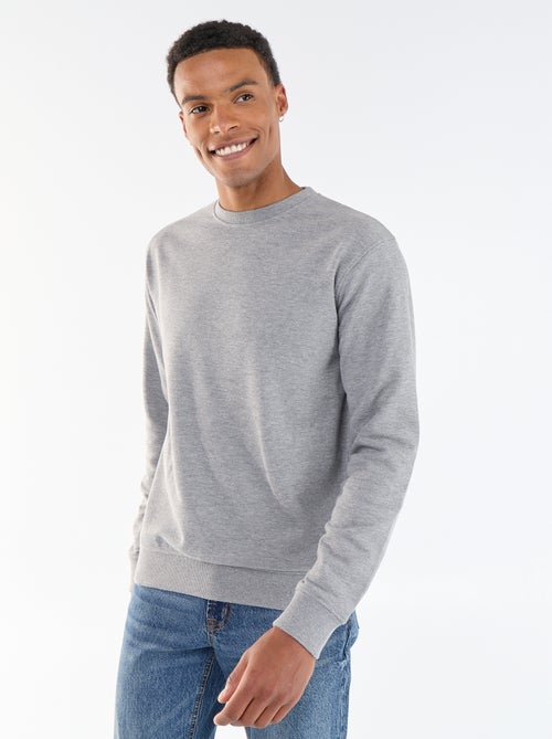 Effen sweatshirt van French Terry - Kiabi