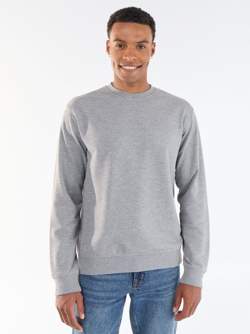 Effen sweatshirt van French Terry - Kiabi