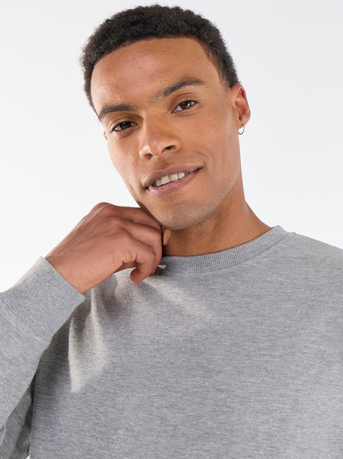 Effen sweatshirt van French Terry - Kiabi