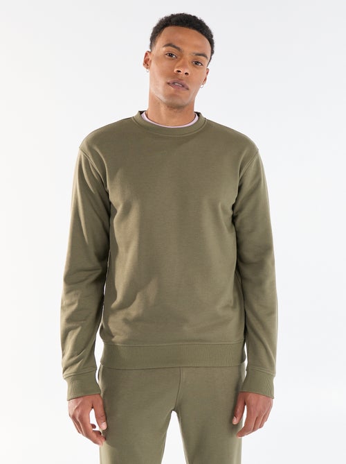 Effen sweatshirt van French Terry - Kiabi