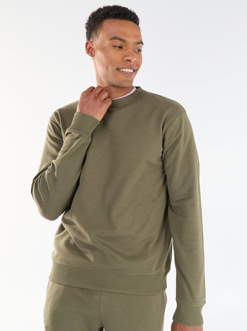 Effen sweatshirt van French Terry - Kiabi