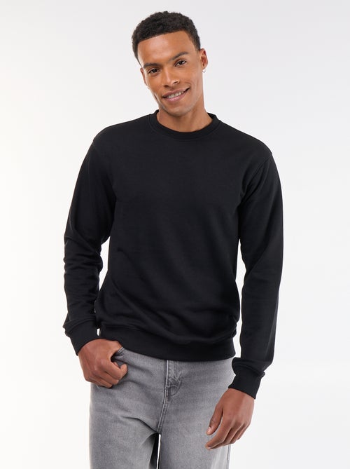 Effen sweatshirt van French Terry - Kiabi