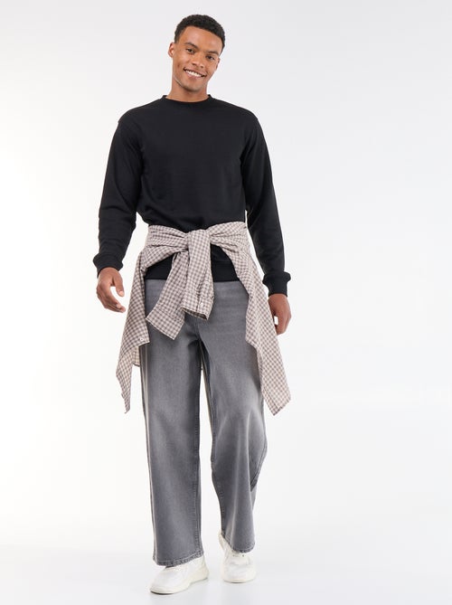 Effen sweatshirt van French Terry - Kiabi