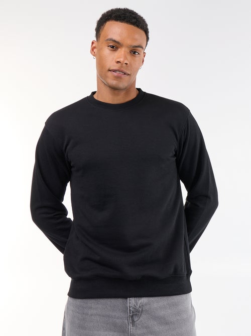 Effen sweatshirt van French Terry - Kiabi