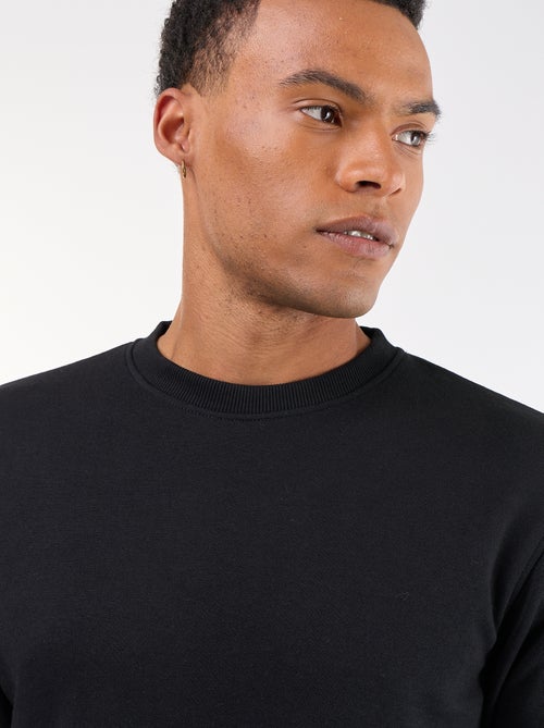 Effen sweatshirt van French Terry - Kiabi