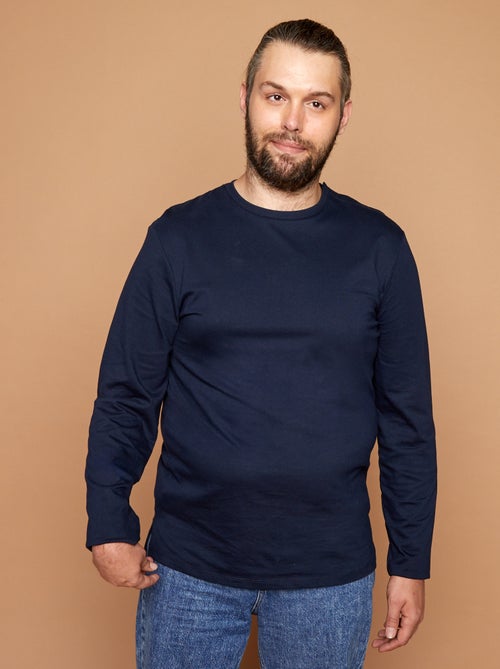 Effen T-shirt - gemakkelijk aan te trekken collectie - Kiabi