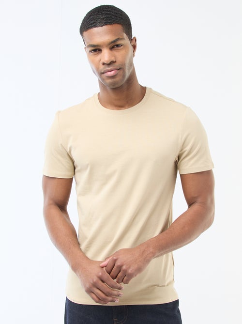 Effen T-shirt - Slim-fit - Kiabi