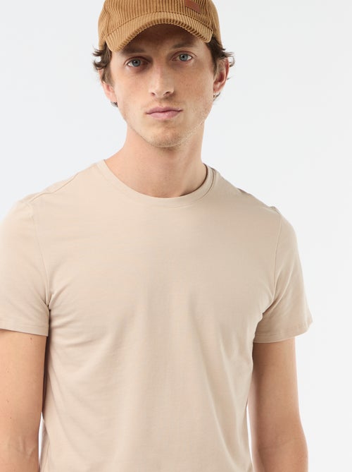 Effen T-shirt - Slim-fit - Kiabi