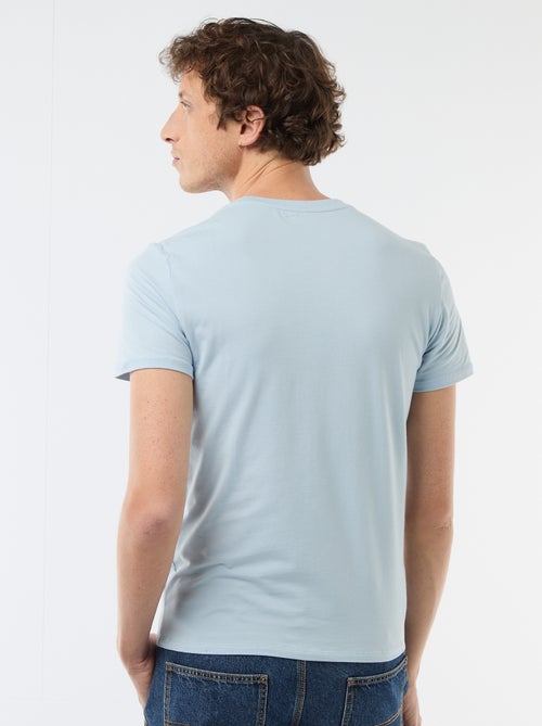 Effen T-shirt - Slim-fit - Kiabi Effen T-shirt - Slim-fit - Kiabi
