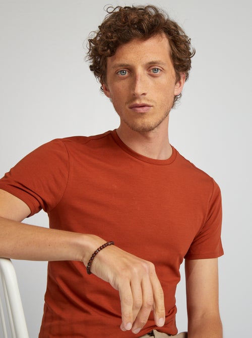 Effen T-shirt - Slim-fit - Kiabi