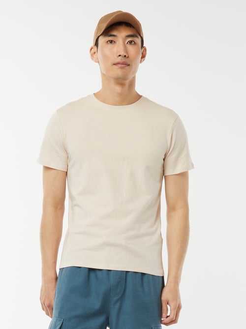 Effen T-shirt - Slim-fit - Kiabi