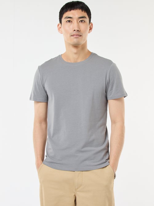 Effen T-shirt - Slim-fit - Kiabi