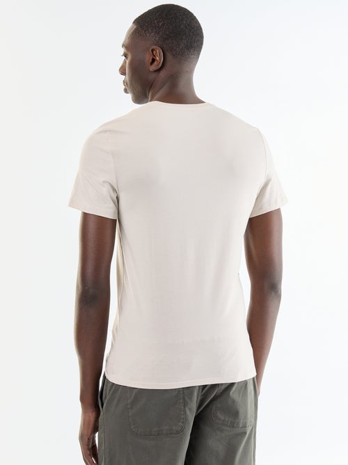 Effen T-shirt - Slim-fit - Kiabi