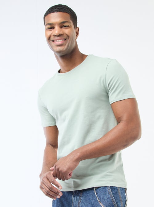 Effen T-shirt - Slim-fit - Kiabi