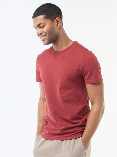 Effen T-shirt - Slim-fit - Kiabi