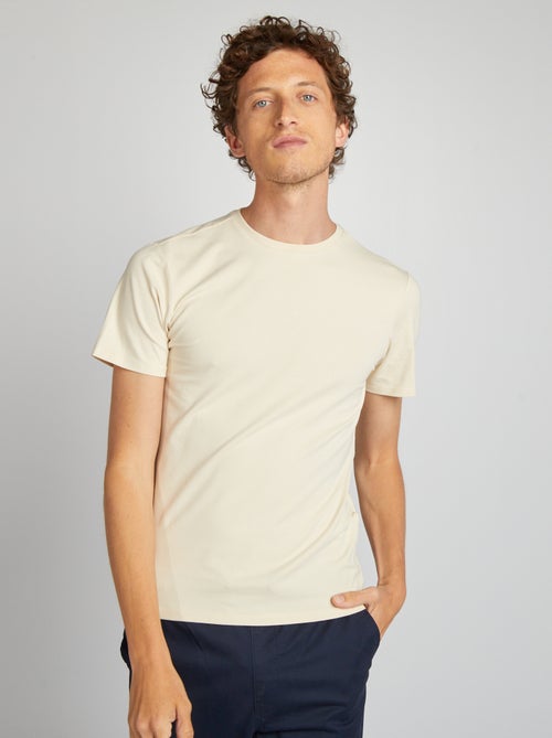 Effen T-shirt - Slim-fit - Kiabi