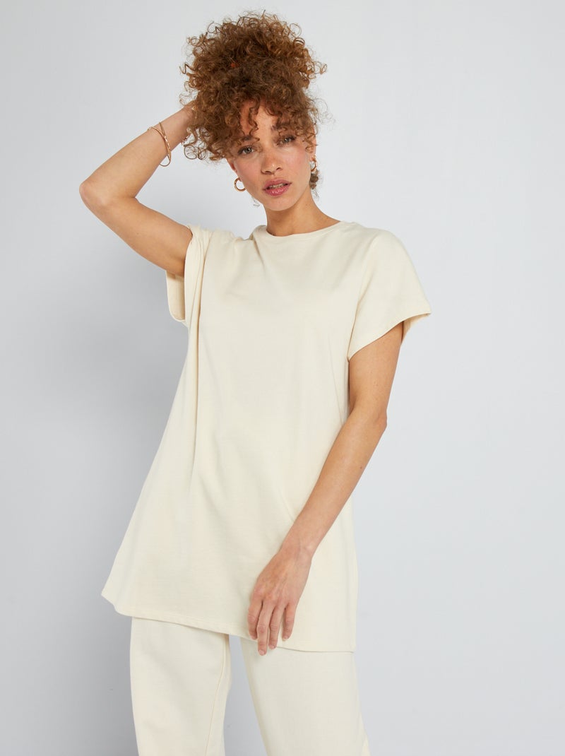 Effen T-shirt BIEGE - Kiabi
