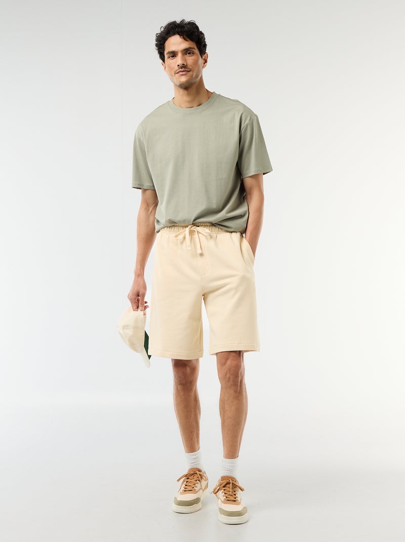 Effen T-shirt Comfort fit / Oversized Groen - Kiabi