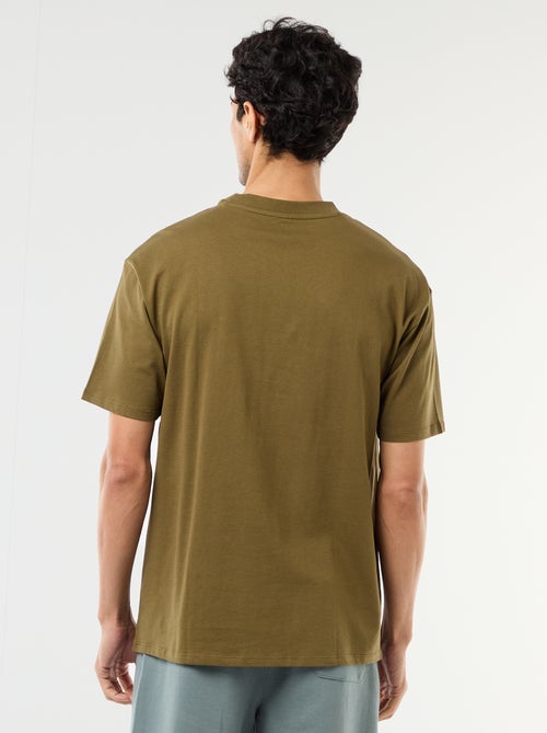 Effen T-shirt Comfort fit / Oversized - Kiabi