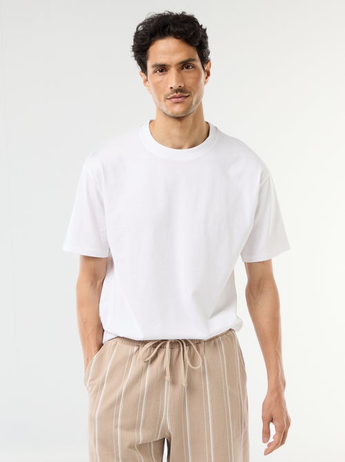 Effen T-shirt Comfort fit / Oversized - Kiabi