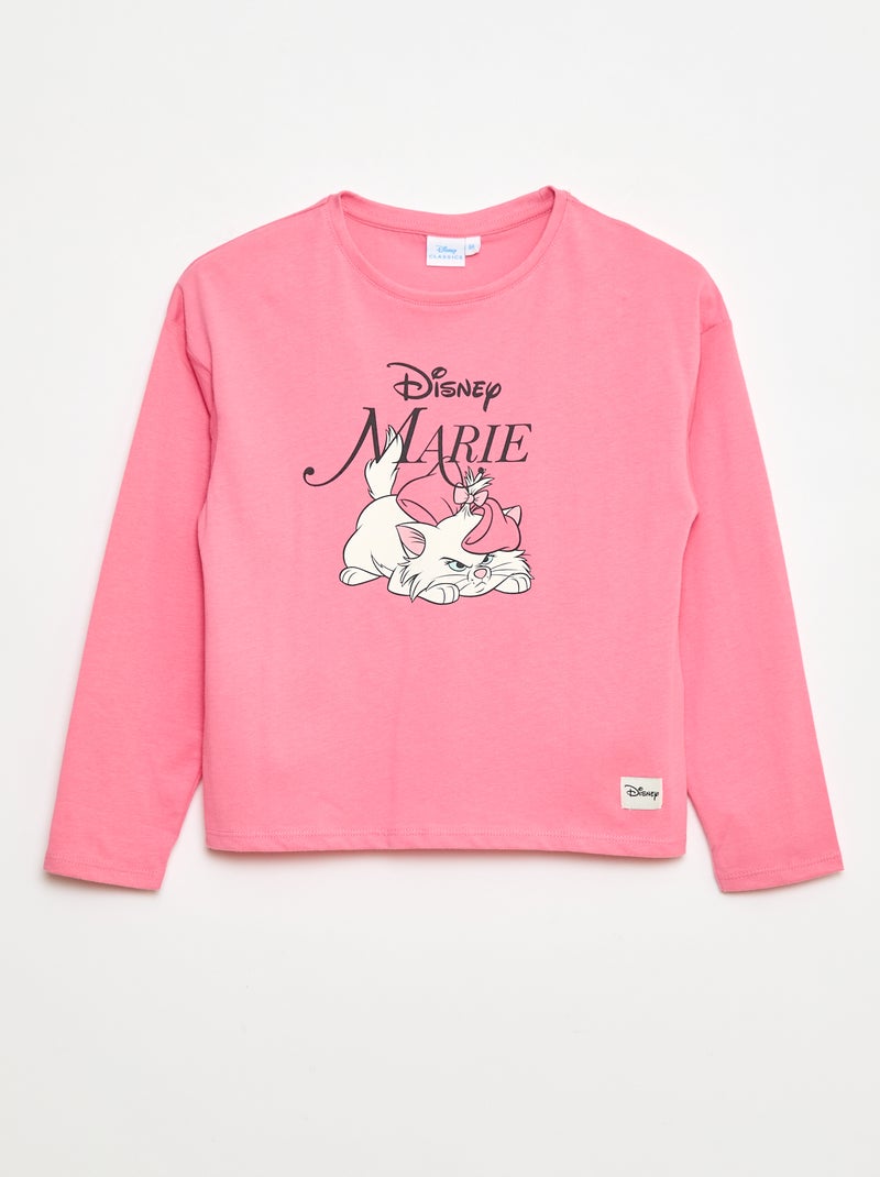 Effen T-shirt 'De Aristokatten' 'Disney' Rose - Kiabi