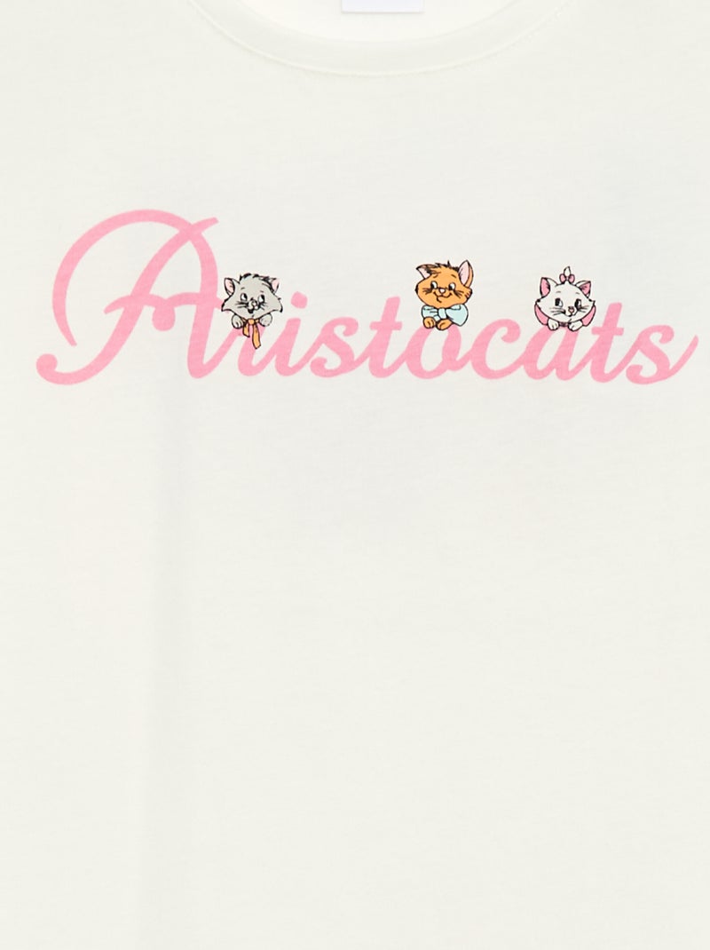 Effen T-shirt 'De Aristokatten' 'Disney' Wit - Kiabi