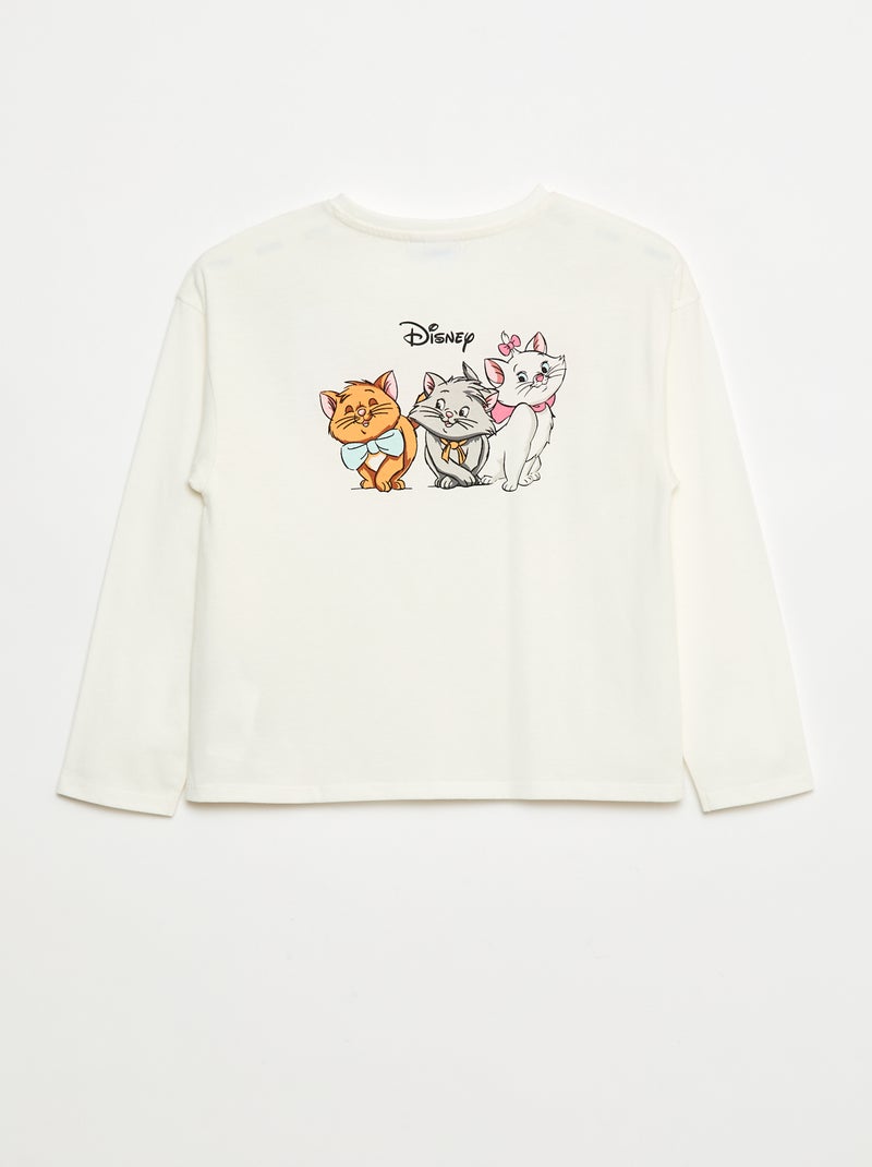 Effen T-shirt 'De Aristokatten' 'Disney' Wit - Kiabi