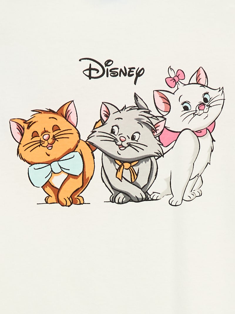 Effen T-shirt 'De Aristokatten' 'Disney' Wit - Kiabi