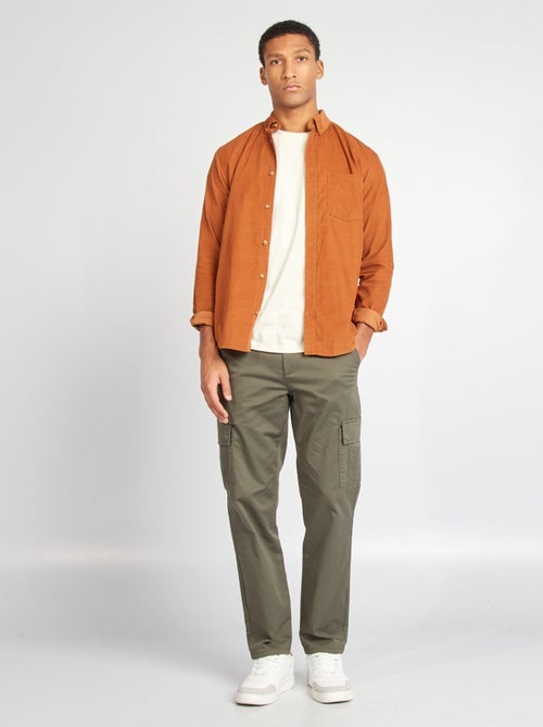 Effen T-shirt met borstzak - Kiabi