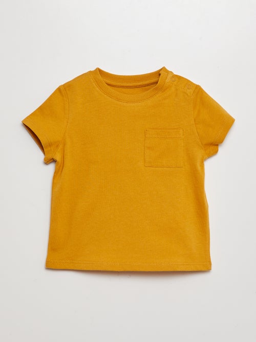 Effen T-shirt met korte mouw - Kiabi