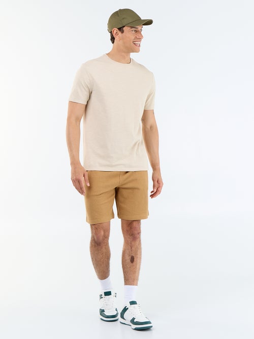 Effen T-shirt met korte mouwen - Kiabi