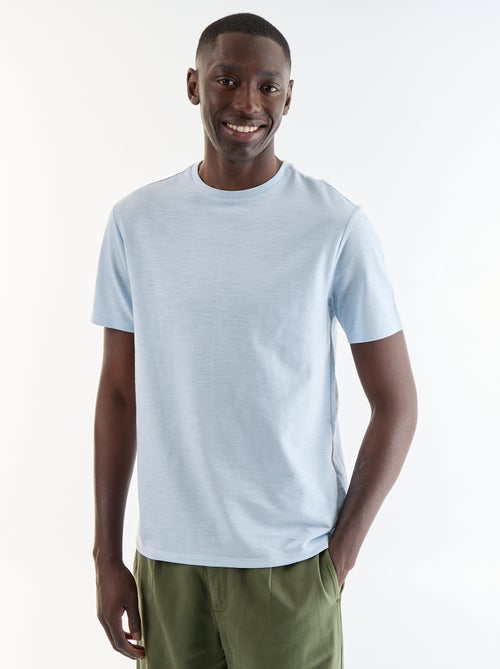 Effen T-shirt met korte mouwen - Kiabi
