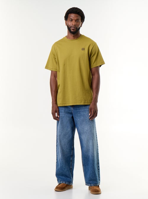 Effen T-shirt met korte mouwen Comfort fit-model - Kiabi - Kiabi