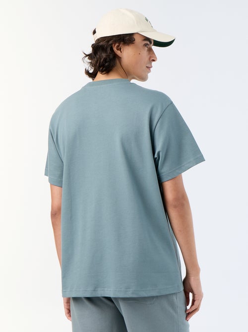 Effen T-shirt met korte mouwen, comfort fit/oversized - Kiabi
