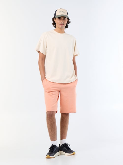 Effen T-shirt met korte mouwen, comfort fit/oversized - Kiabi