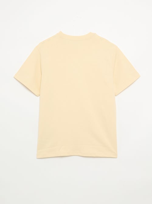 Effen T-shirt met korte mouwen, comfort fit/oversized - Kiabi Effen T-shirt met korte mouwen, comfort fit/oversized - Kiabi